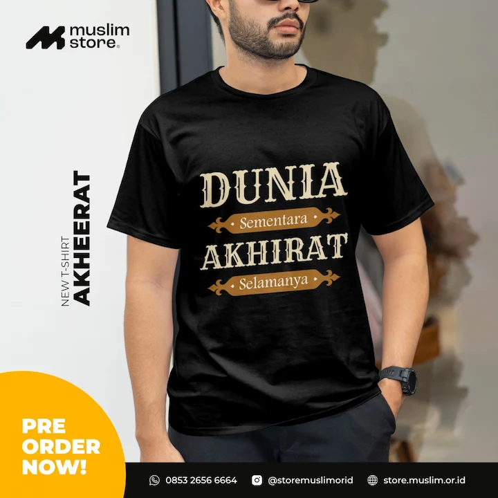 Kaos Custom Muslim.or.id Tema Akheerat