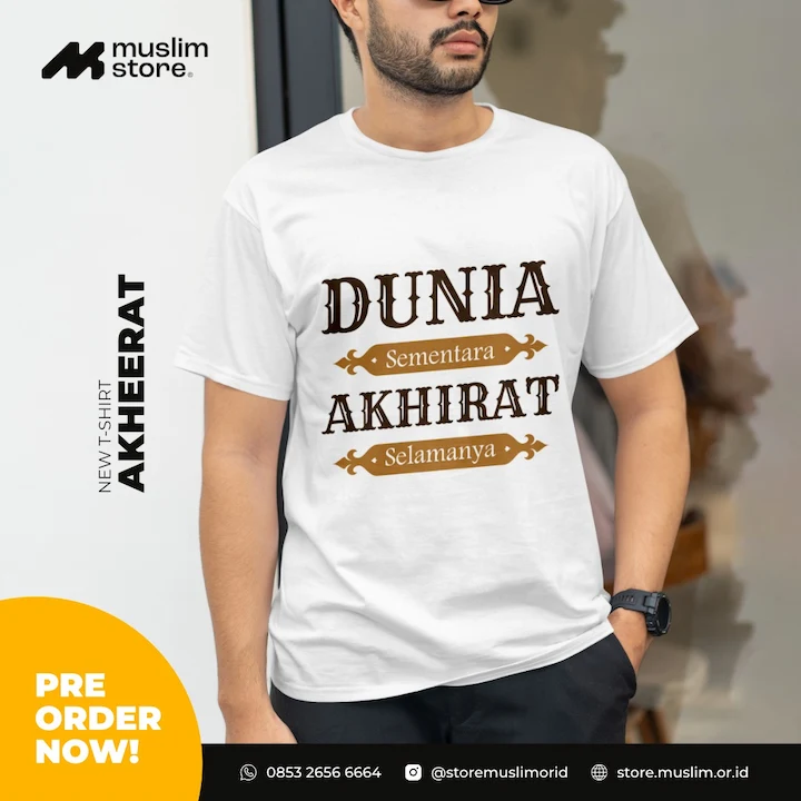 Kaos Custom Muslim.or.id Tema Akheerat
