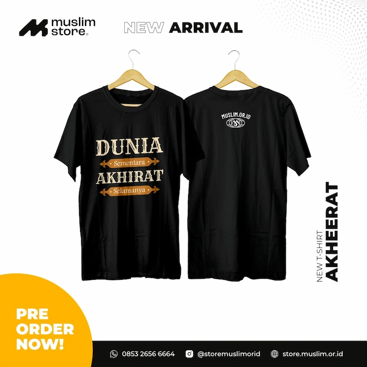 Kaos Custom Muslim.or.id Tema Akheerat