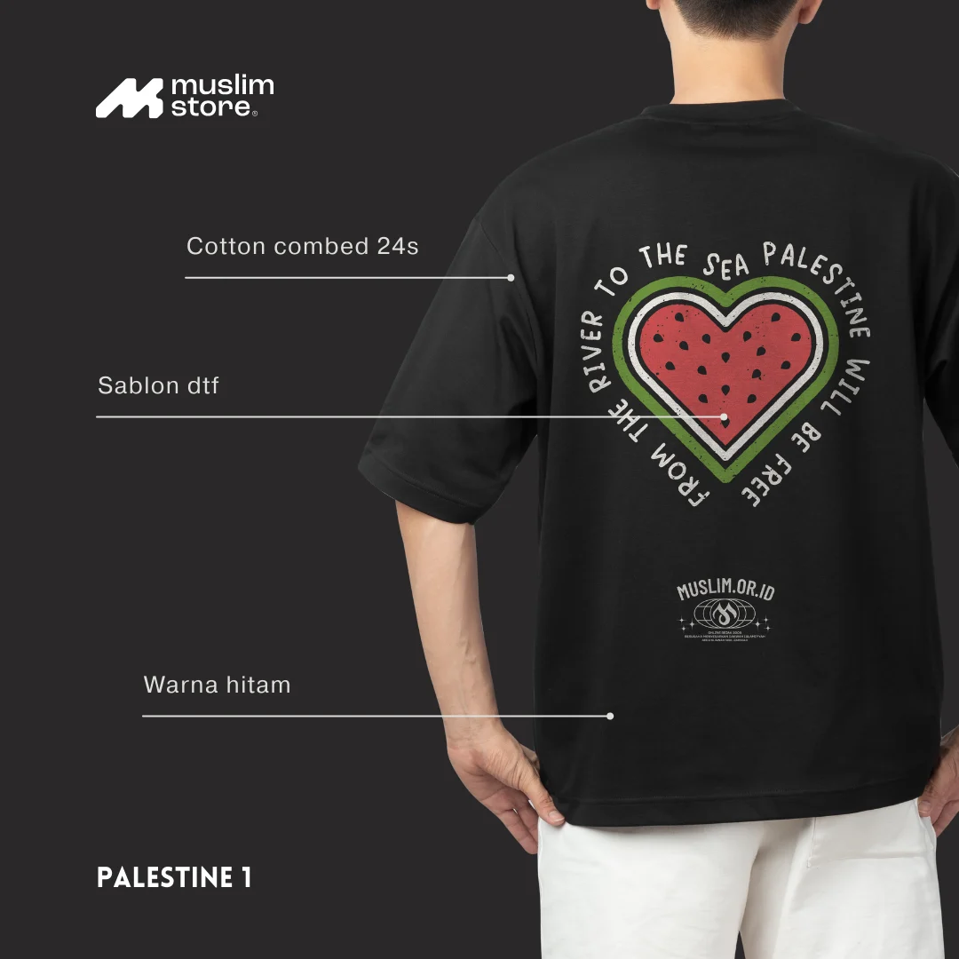 Kaos Custom Muslim.or.id Tema Palestina