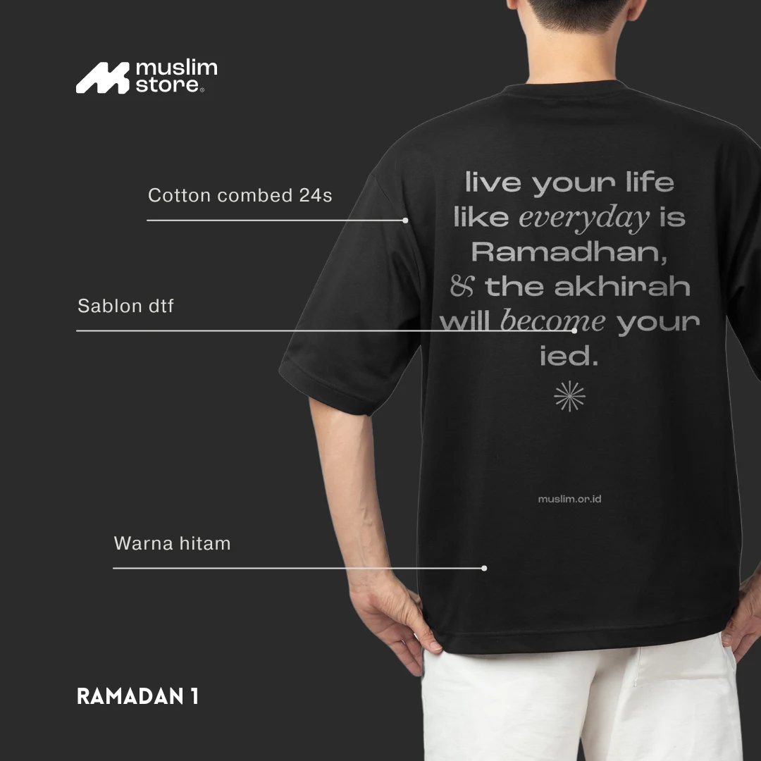 Kaos Custom Muslim.or.id Tema Ramadan